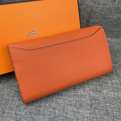 エルメス「Hermès」 レザーポケットウォレット