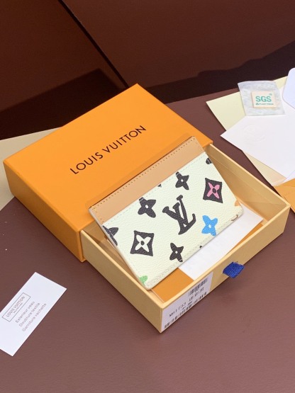 ルイ・ヴィトン「Louis Vuitton」レザーポケットウォレット