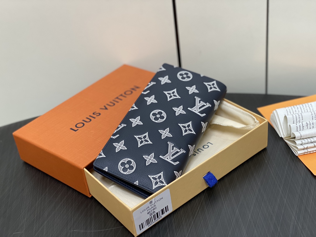 ルイ・ヴィトン「Louis Vuitton」レザーポケットウォレット