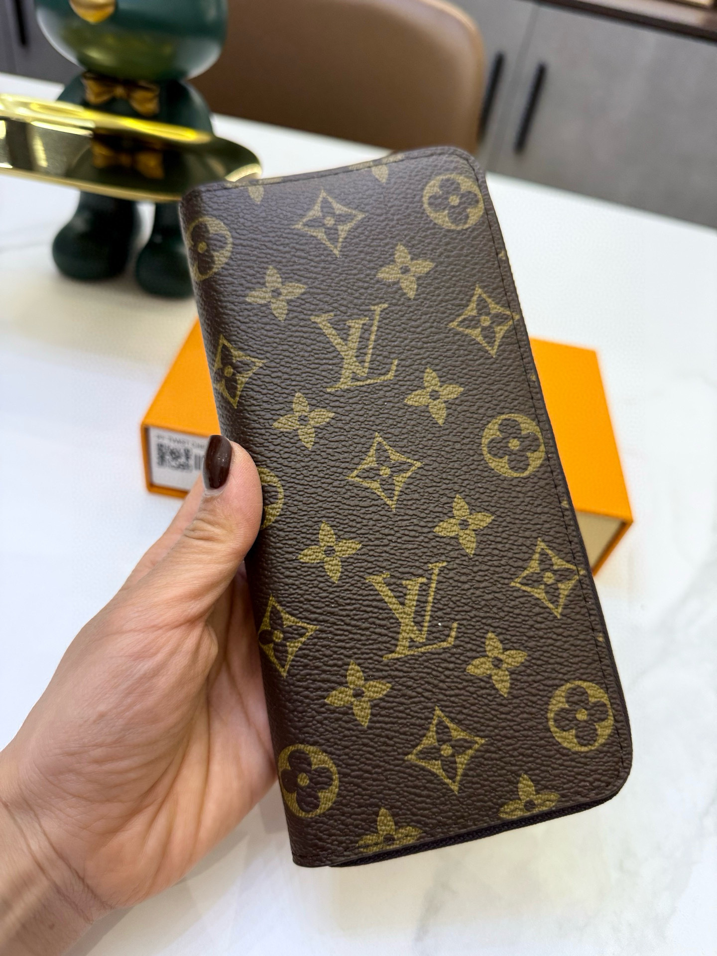 ルイ・ヴィトン「Louis Vuitton」レザーポケットウォレット