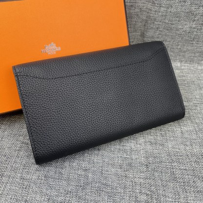 エルメス「Hermès」 レザーポケットウォレット