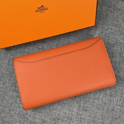 エルメス「Hermès」 レザーポケットウォレット