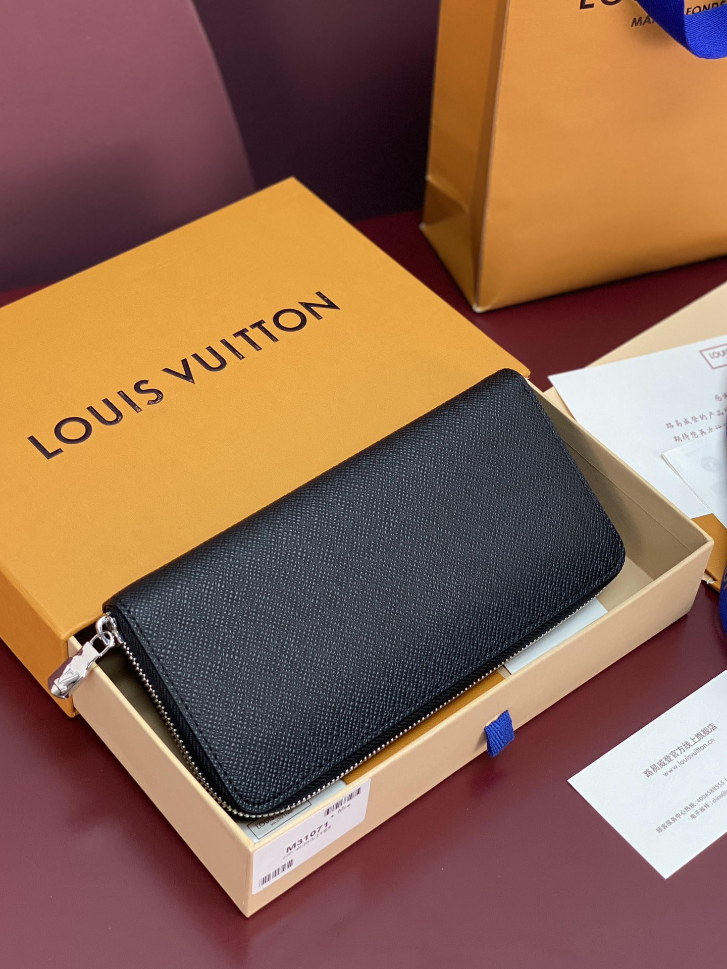 ルイ・ヴィトン「Louis Vuitton」レザーポケットウォレット