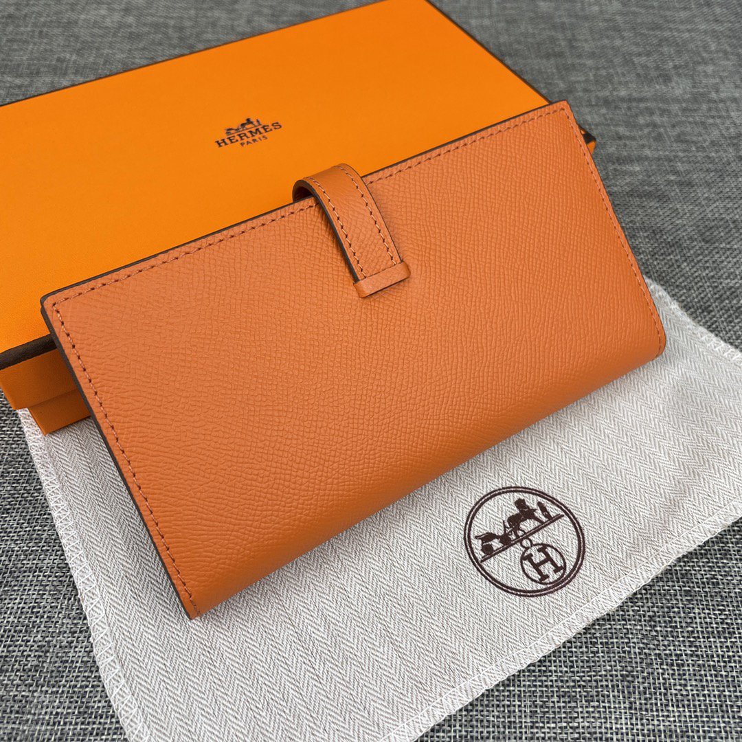 エルメス「Hermès」 レザーポケットウォレット