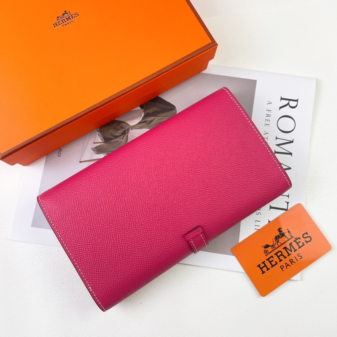 エルメス「Hermès」 レザーポケットウォレット