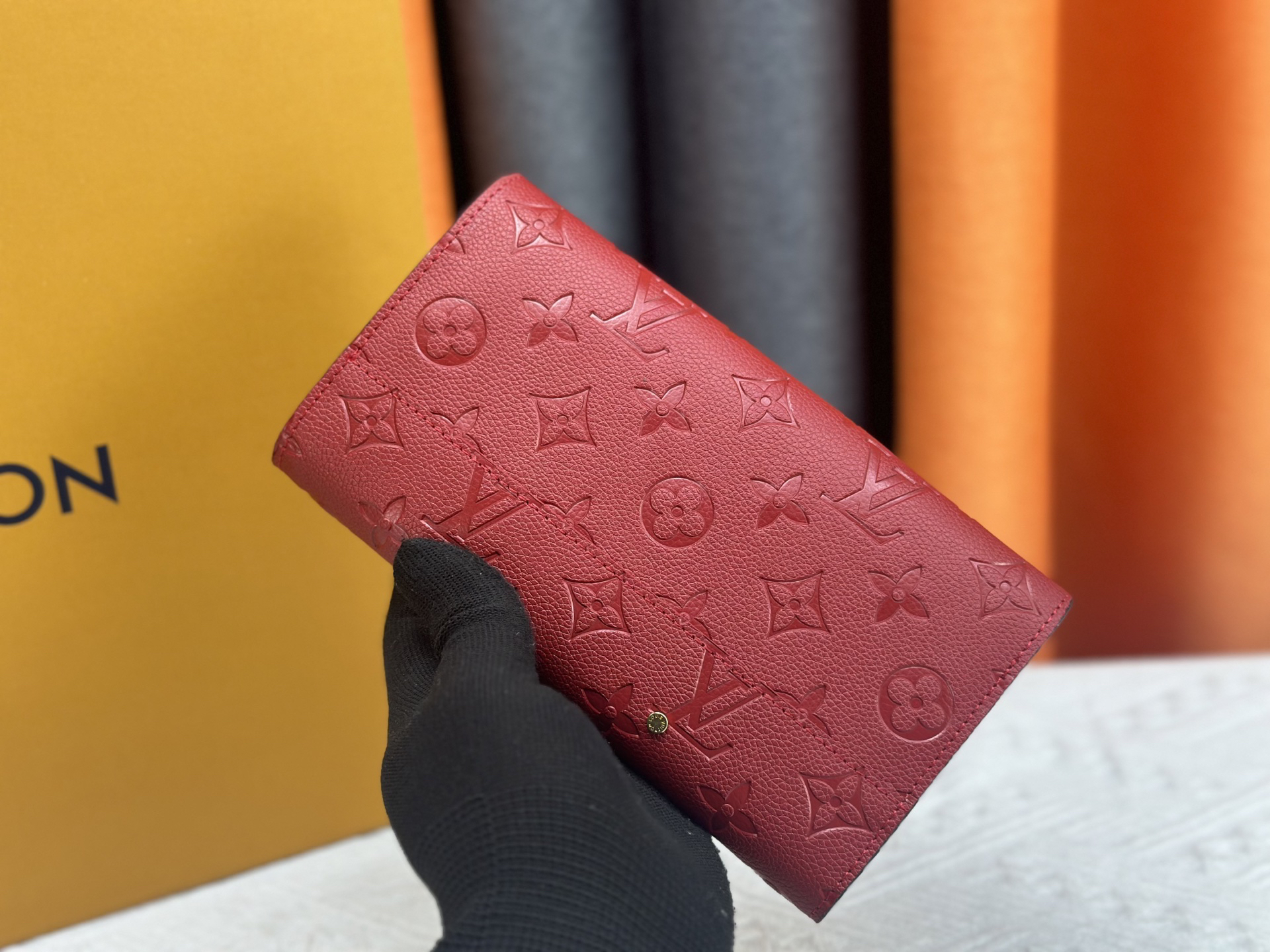 ルイ・ヴィトン「Louis Vuitton」レザーポケットウォレット
