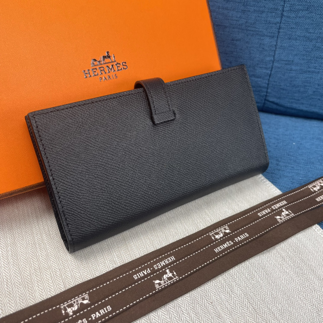 エルメス「Hermès」 レザーポケットウォレット
