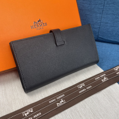 エルメス「Hermès」 レザーポケットウォレット