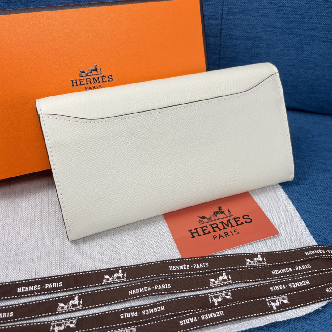 エルメス「Hermès」 レザーポケットウォレット