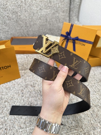 ルイ・ヴィトン「Louis Vuitton」ベルト モノグラムレザーベルト