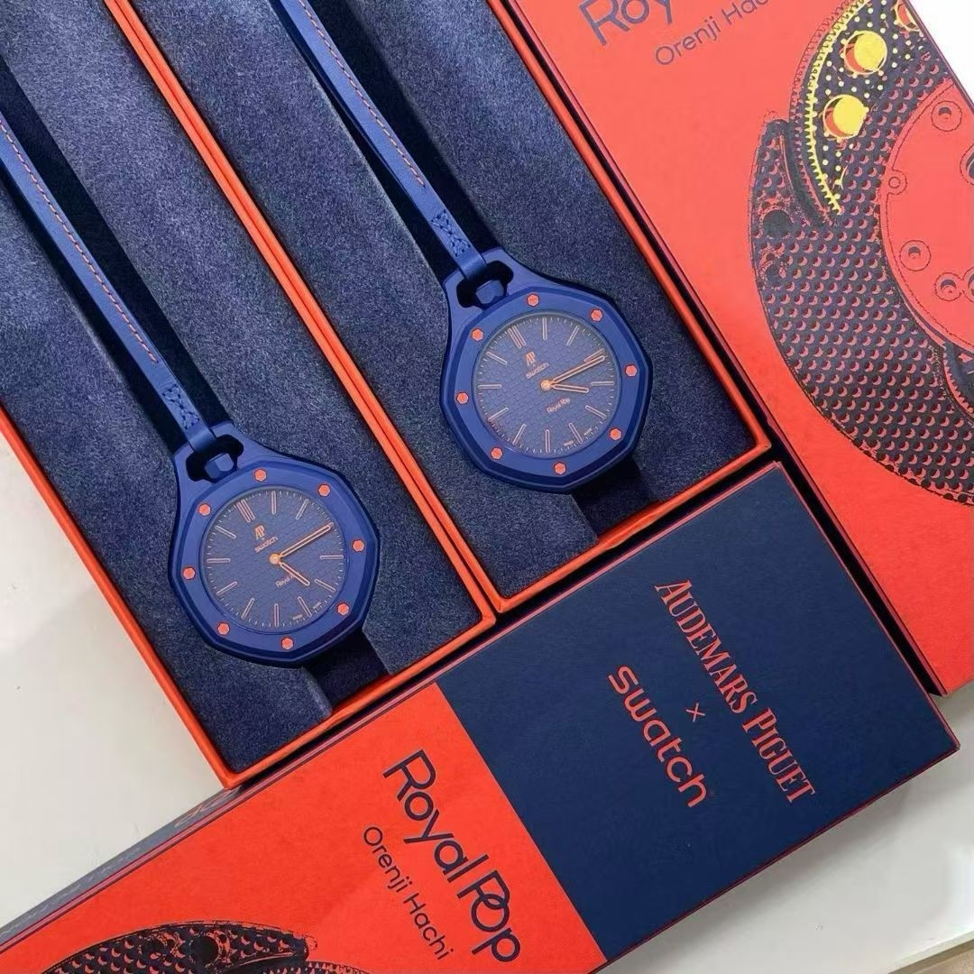 スウォッチ「Swatch」X AP Royal Pop 新作コラボ（AP×スウォッチ コラボモデル） クォーツモデル