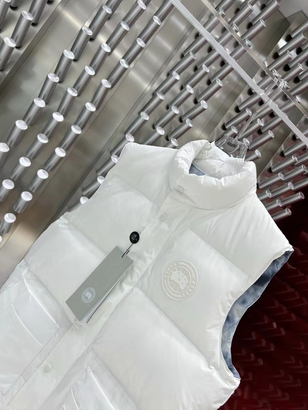 カナダグラス冬のダウンジャケットベスト