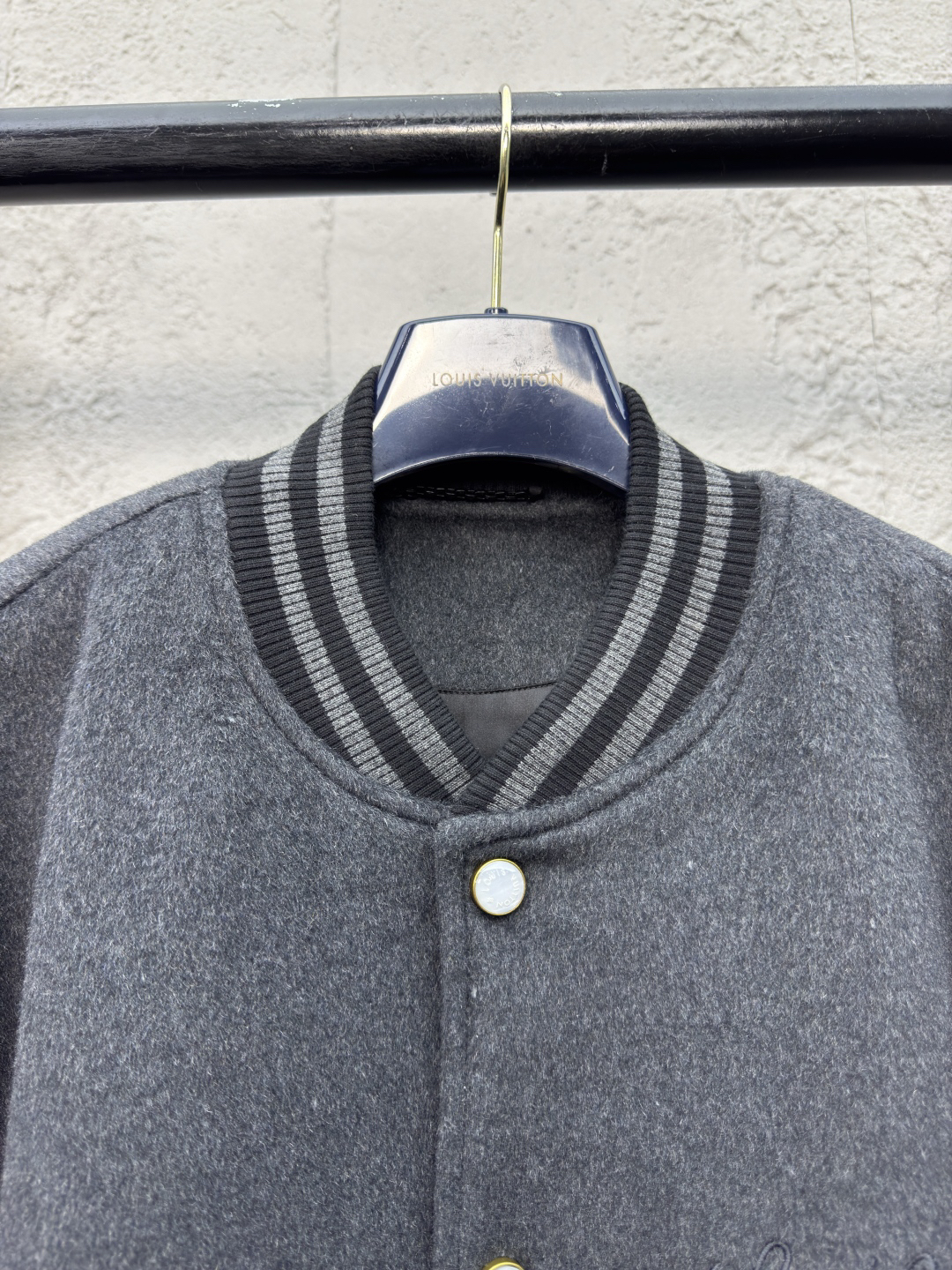 [ Louis Vuitton ] ルイ・ヴィトン  刺繍ウール接合野球服