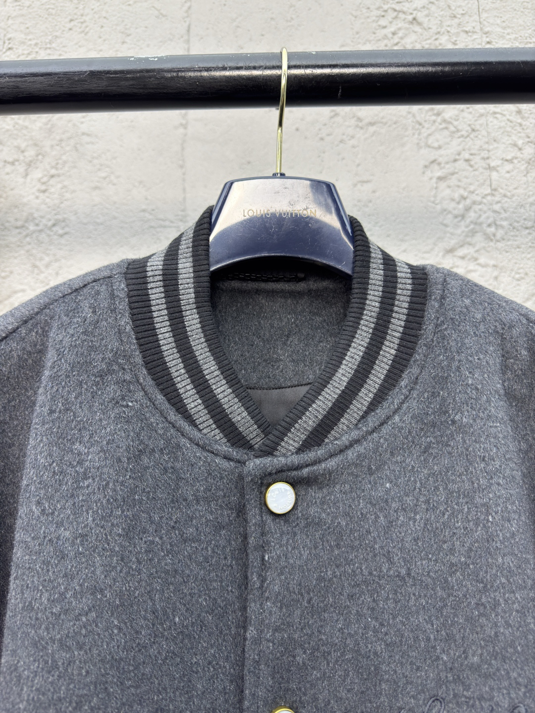 [ Louis Vuitton ] ルイ・ヴィトン  刺繍ウール接合野球服