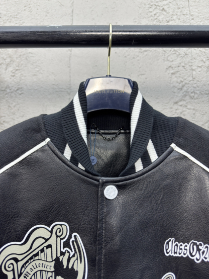 [ Louis Vuitton ] ルイ・ヴィトン  本革レーザー彫刻ジャケット