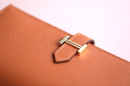 エルメス「Hermès」 レザーポケットウォレット