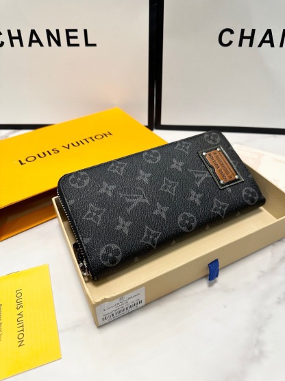 ルイ・ヴィトン「Louis Vuitton」レザーポケットウォレット