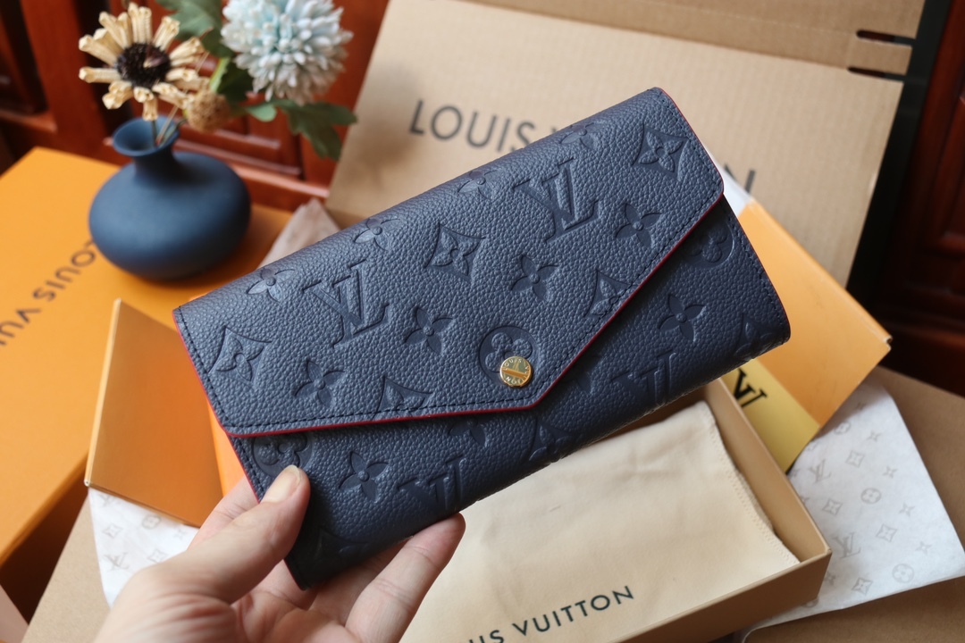 ルイ・ヴィトン「Louis Vuitton」レザーポケットウォレット