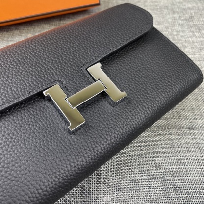 エルメス「Hermès」 レザーポケットウォレット