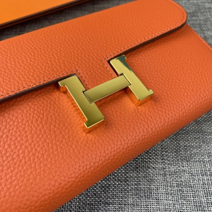 エルメス「Hermès」 レザーポケットウォレット