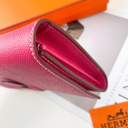 エルメス「Hermès」 レザーポケットウォレット