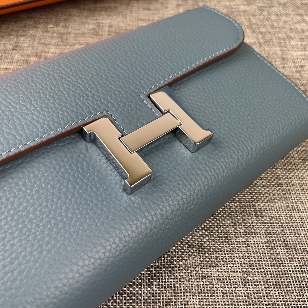 エルメス「Hermès」 レザーポケットウォレット