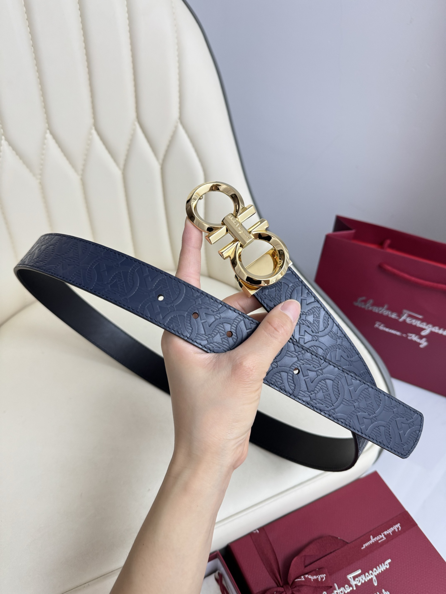 フェラガモ「Ferragamo」男性用ベルト