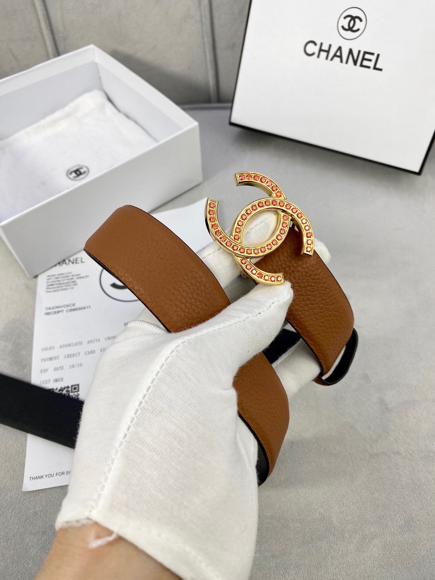 シャネル「Chanel」女性用ベルト