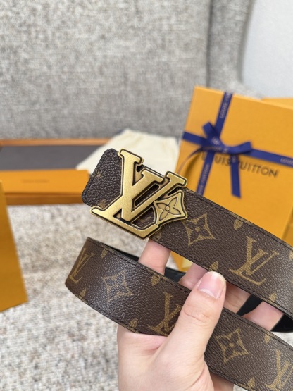 ルイ・ヴィトン「Louis Vuitton」ベルト モノグラムレザーベルト