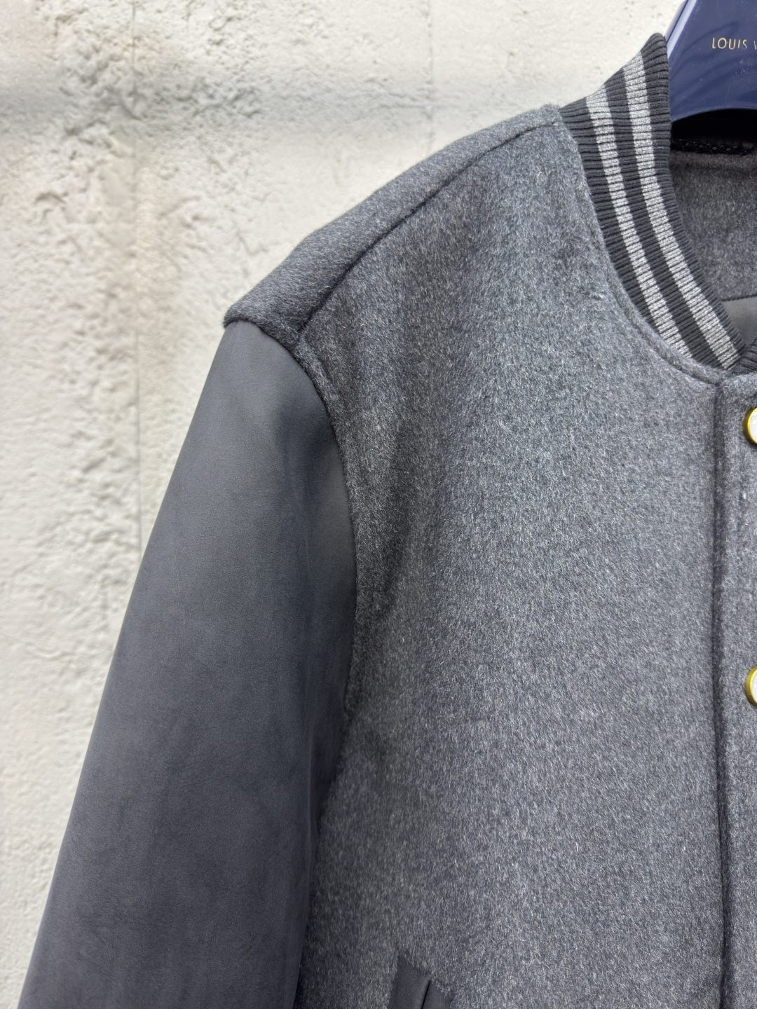 [ Louis Vuitton ] ルイ・ヴィトン  刺繍ウール接合野球服