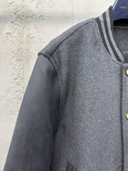 [ Louis Vuitton ] ルイ・ヴィトン  刺繍ウール接合野球服