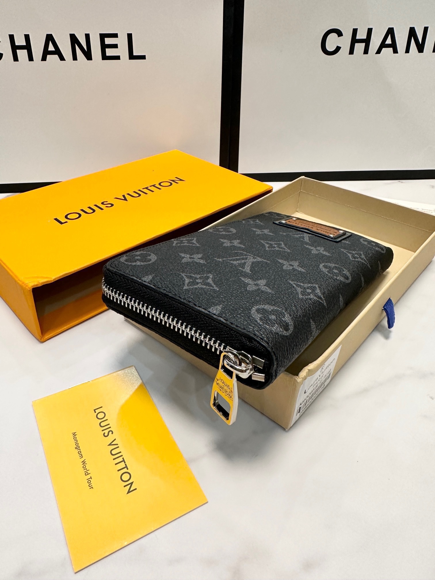 ルイ・ヴィトン「Louis Vuitton」レザーポケットウォレット