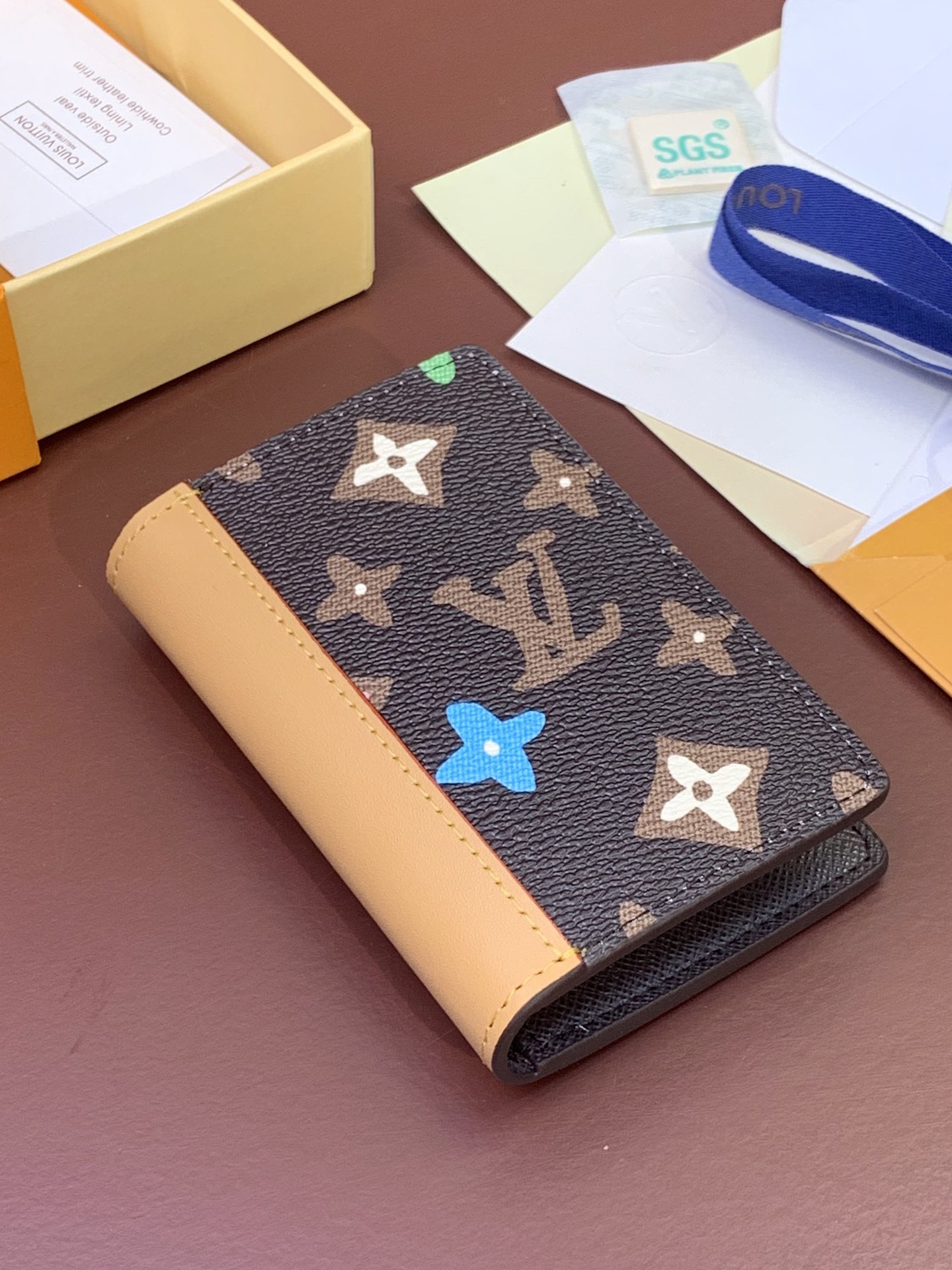 ルイ・ヴィトン「Louis Vuitton」レザーポケットウォレット