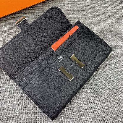 エルメス「Hermès」 レザーポケットウォレット