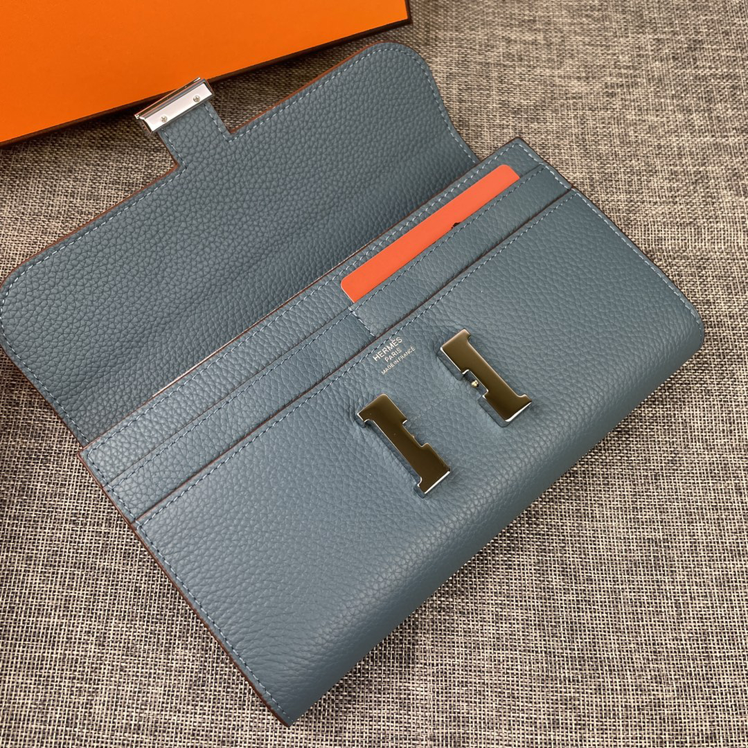 エルメス「Hermès」 レザーポケットウォレット