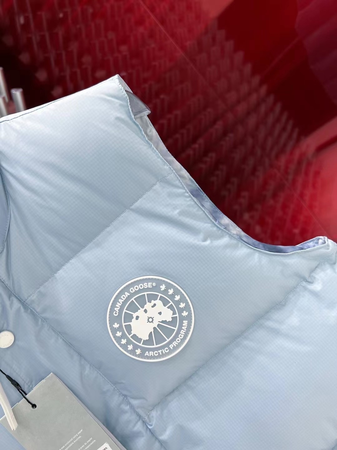 カナダグラス冬のダウンジャケットベスト