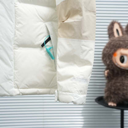 ザ・ノース・フェース ピーク ポーラー GTX フード付きクロップドダウンジャケット