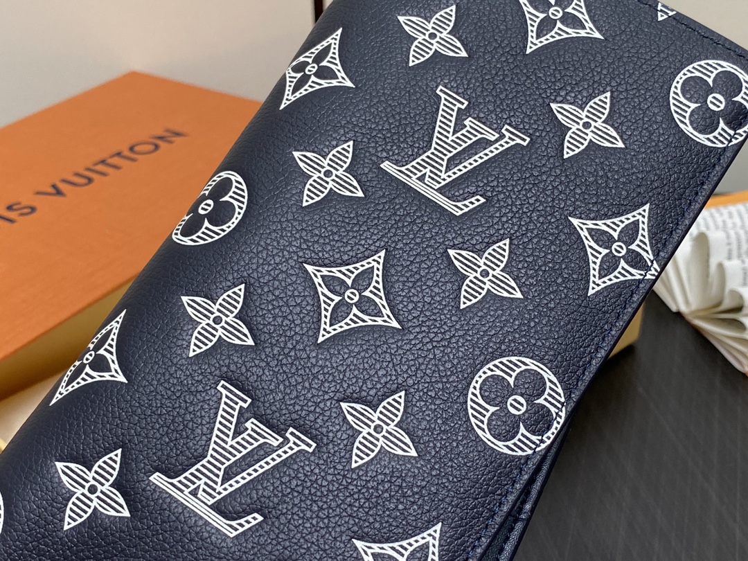 ルイ・ヴィトン「Louis Vuitton」レザーポケットウォレット