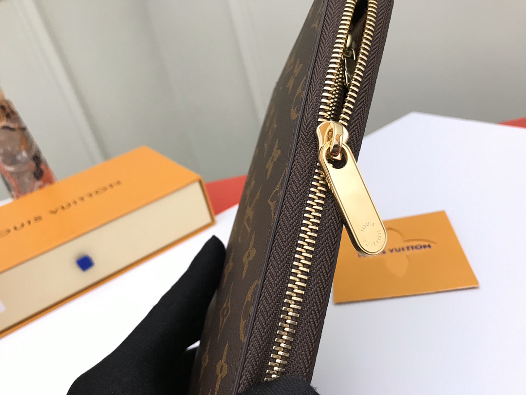 ルイ・ヴィトン「Louis Vuitton」レザーポケットウォレット