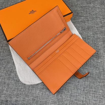 エルメス「Hermès」 レザーポケットウォレット