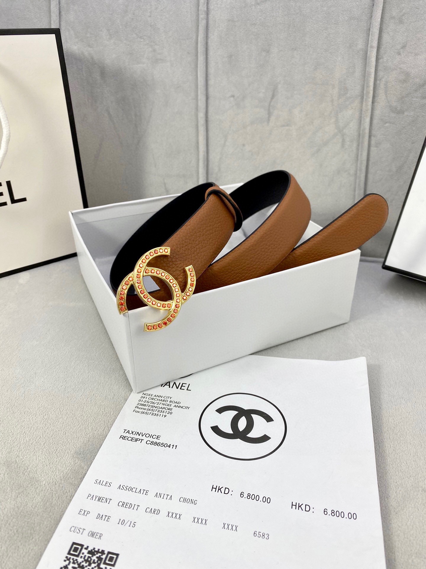 シャネル「Chanel」女性用ベルト