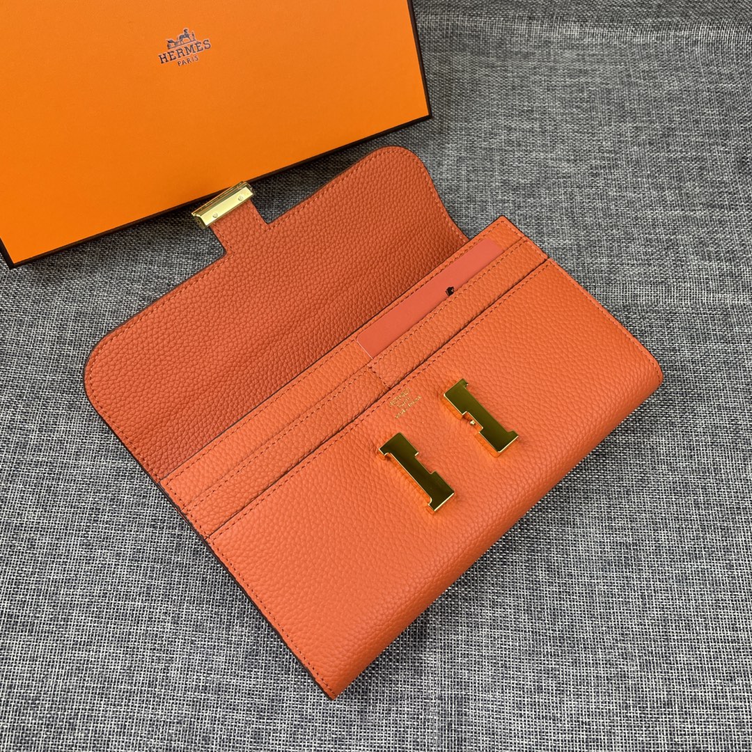 【特価商品9,999円】エルメス「Hermès」 レザーポケットウォレット【この一点のみ 】