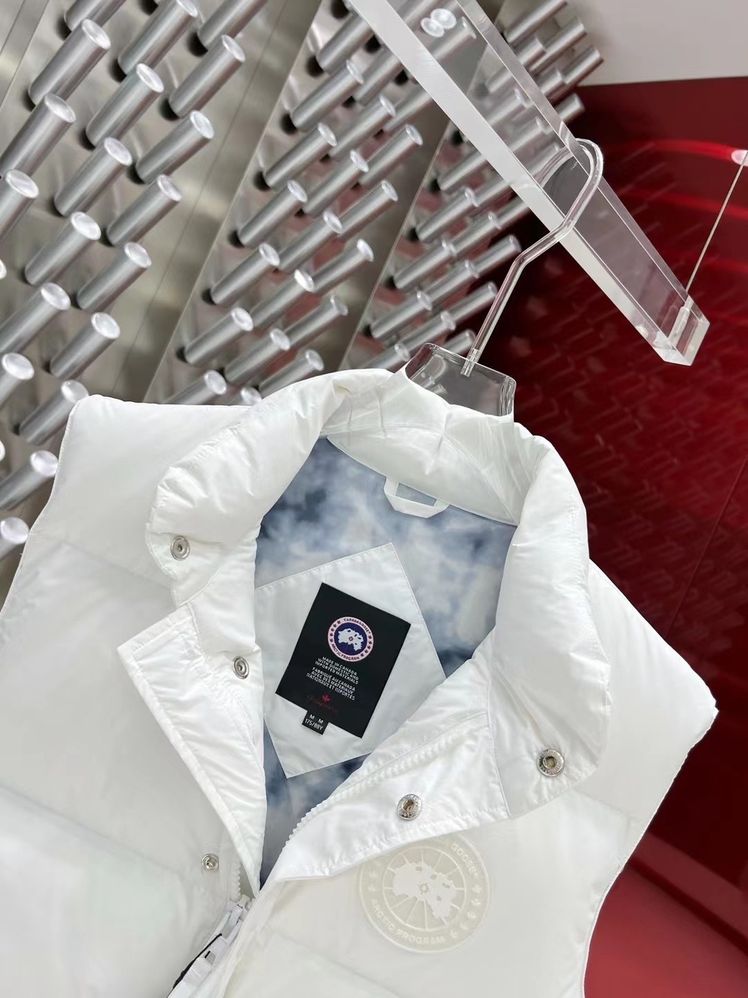 カナダグラス冬のダウンジャケットベスト