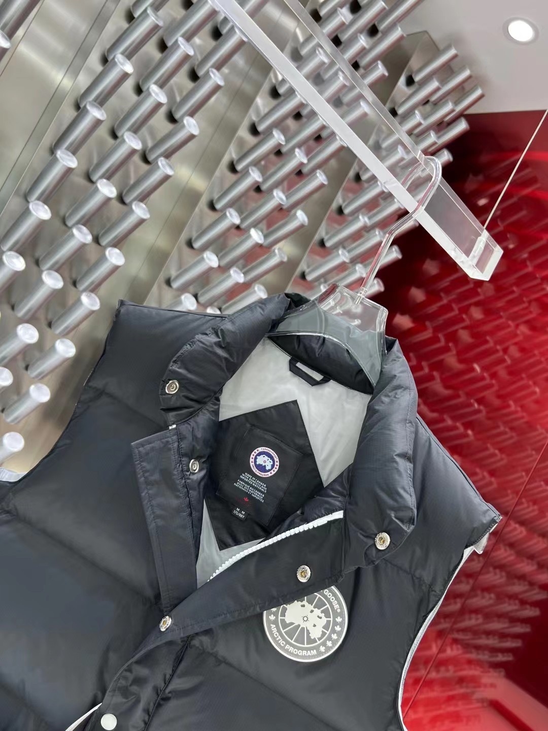 カナダグラス冬のダウンジャケットベスト