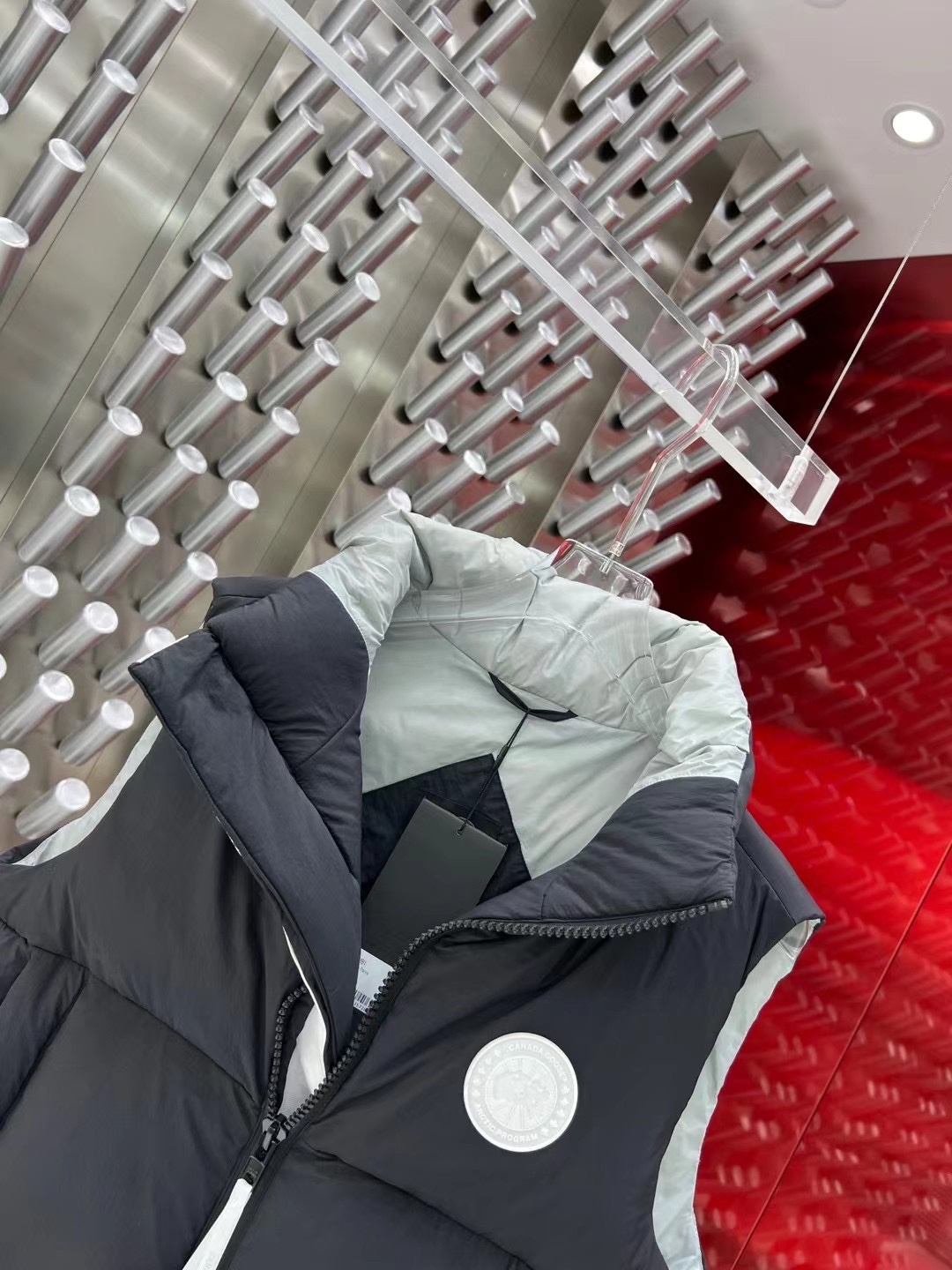 カナダグラス冬のダウンジャケットベスト