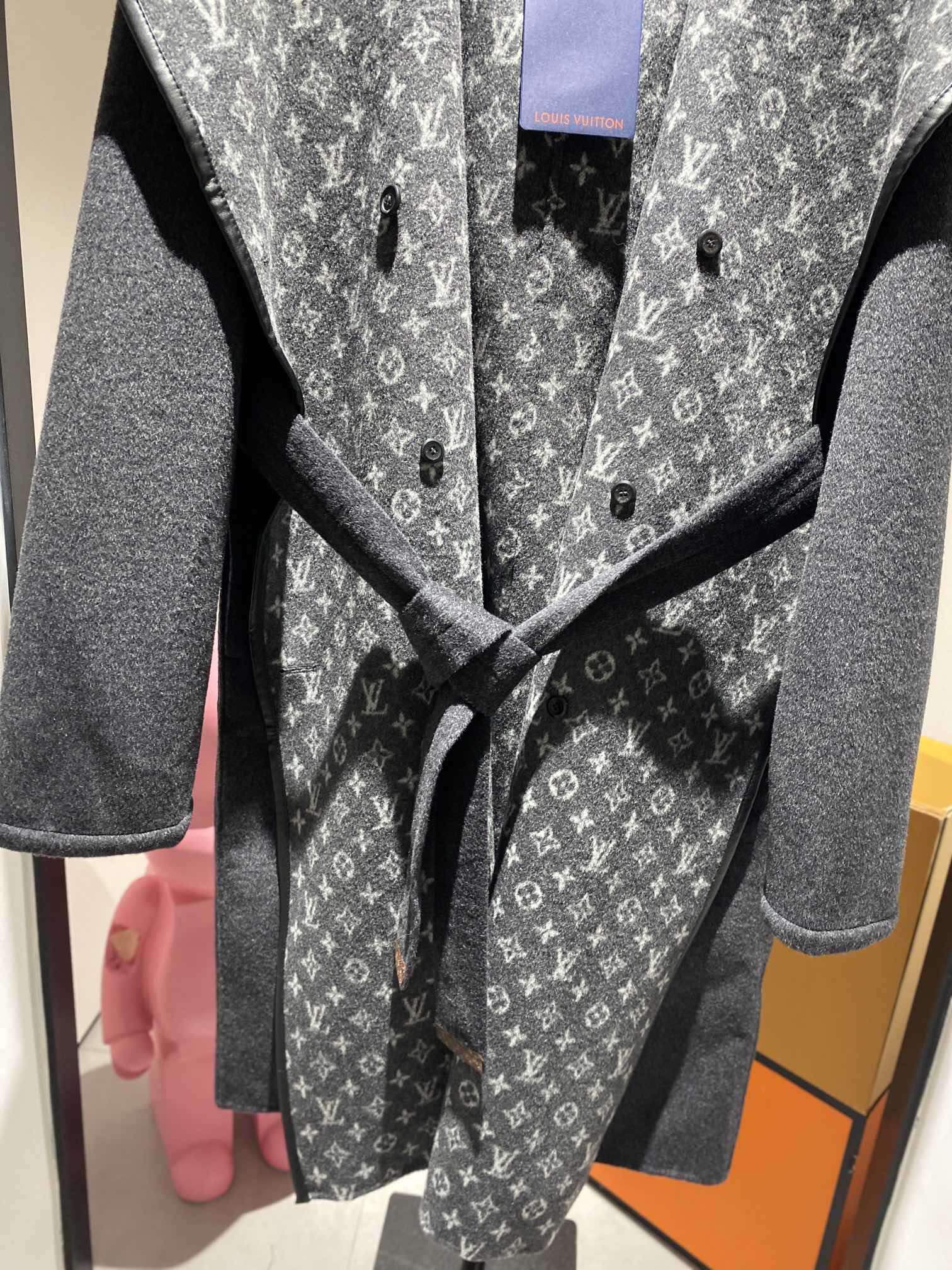 [ Louis Vuitton ] ルイ・ヴィトン  リバーシブルコートウールレディーストップス