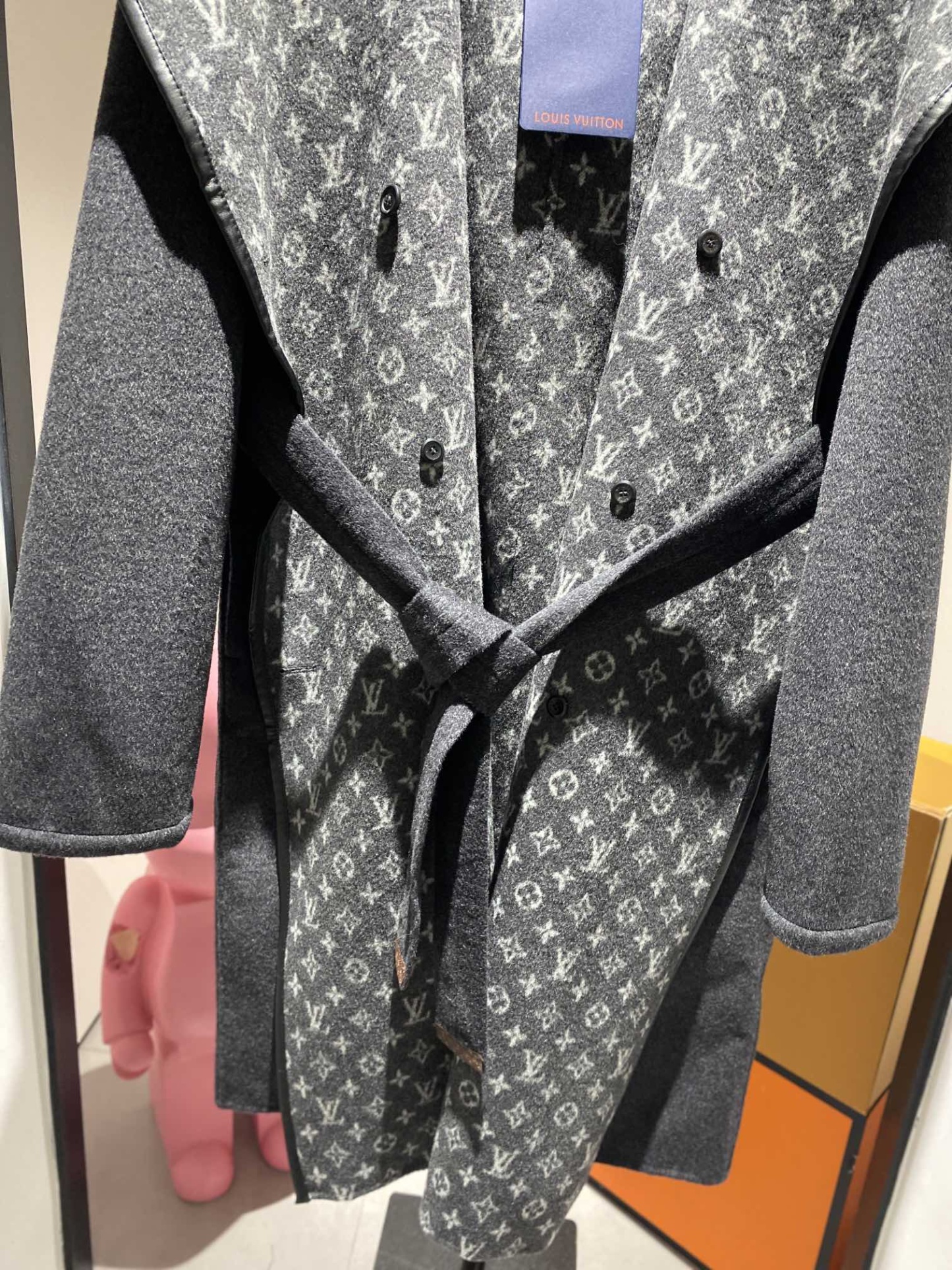 [ Louis Vuitton ] ルイ・ヴィトン  リバーシブルコートウールレディーストップス