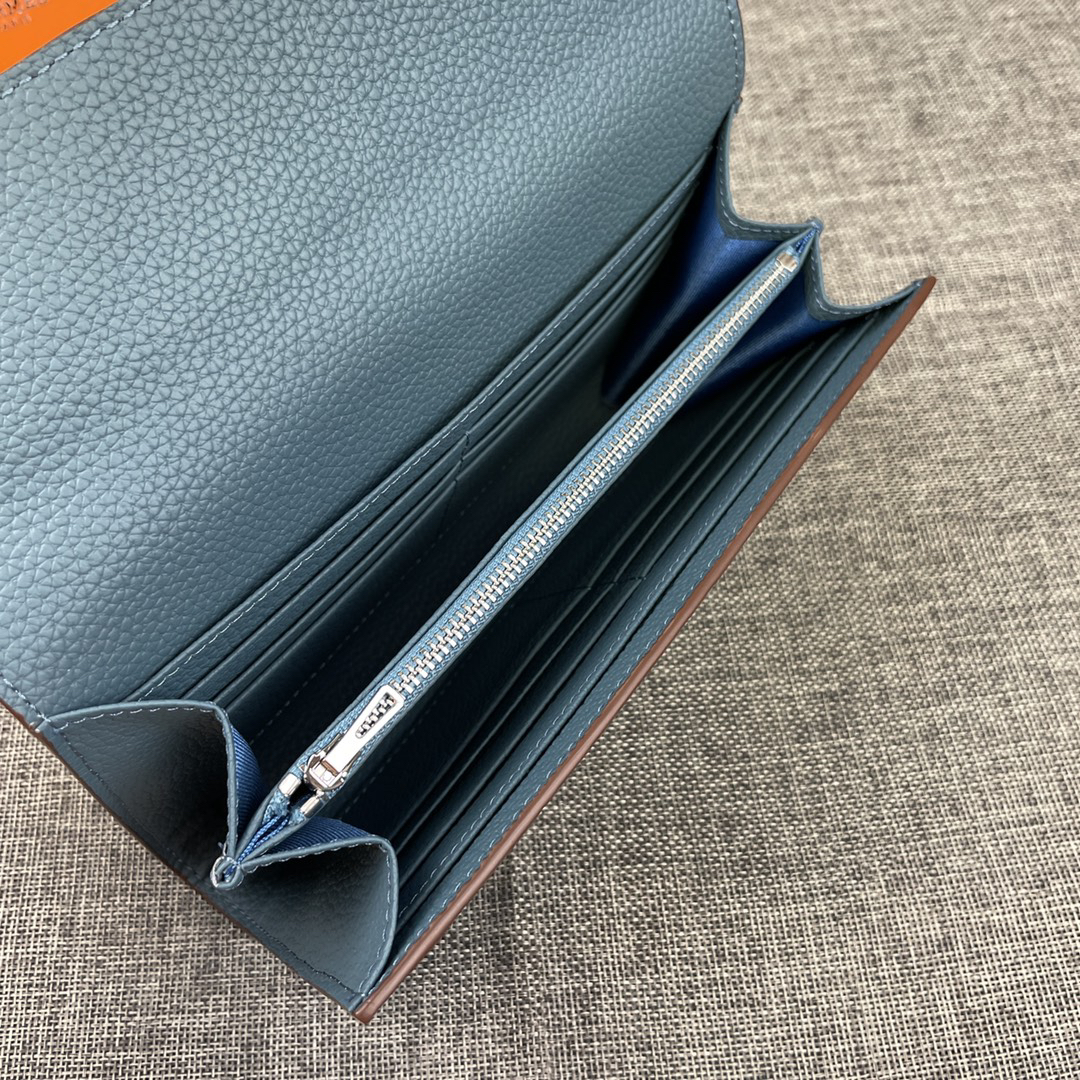 エルメス「Hermès」 レザーポケットウォレット