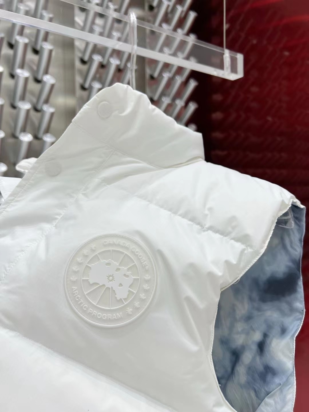 カナダグラス冬のダウンジャケットベスト