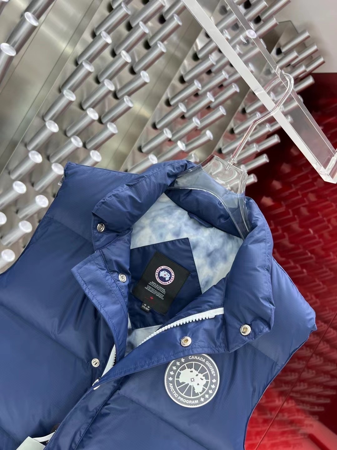 カナダグラス冬のダウンジャケットベスト